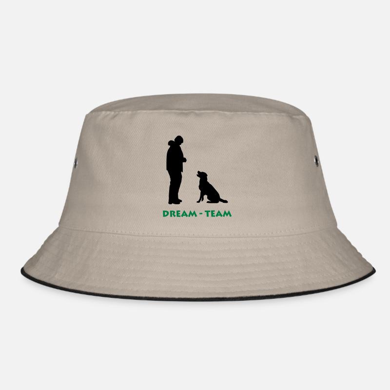 Dream-Tream - Bucket Hat - Khaki/Schwarz