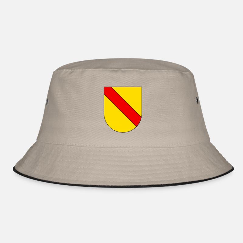 Badisches Wappen einfach - Bucket Hat - Khaki/Schwarz