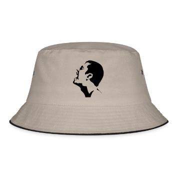 A Screaming Man - Bucket Hat - khaki/black - Front