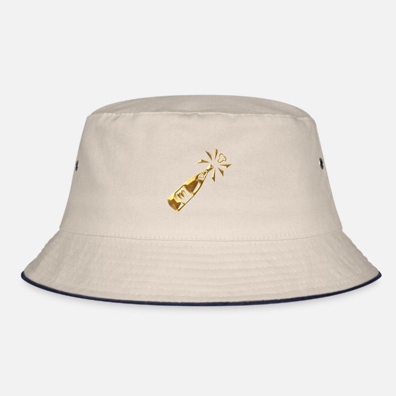 Sektflasche Bucket Hat