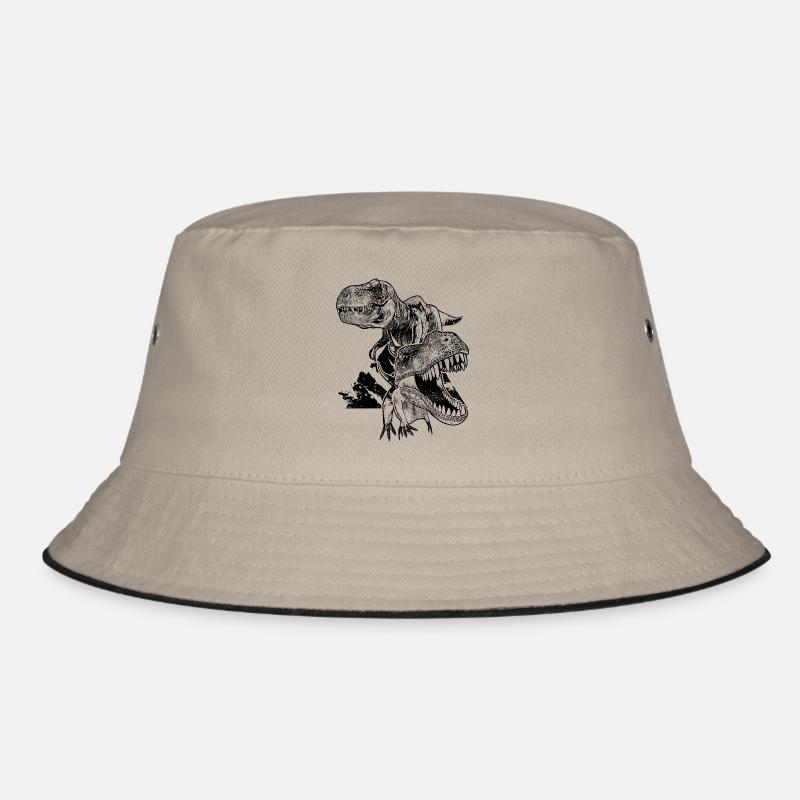 Dinosaur T-Rex pack on the hunt Bucket Hat