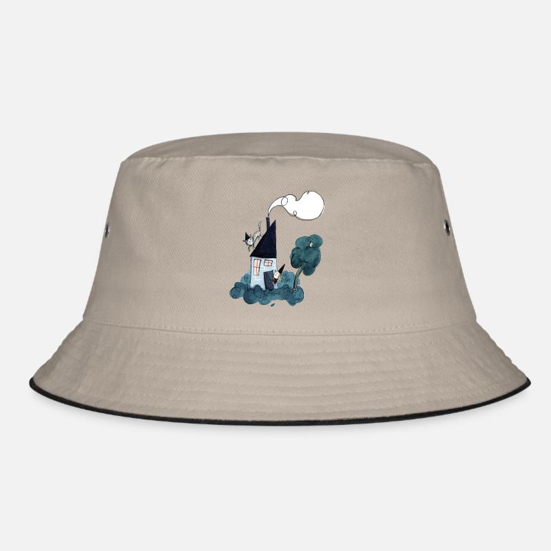 Haexenhaus mit Katze Bucket Hat