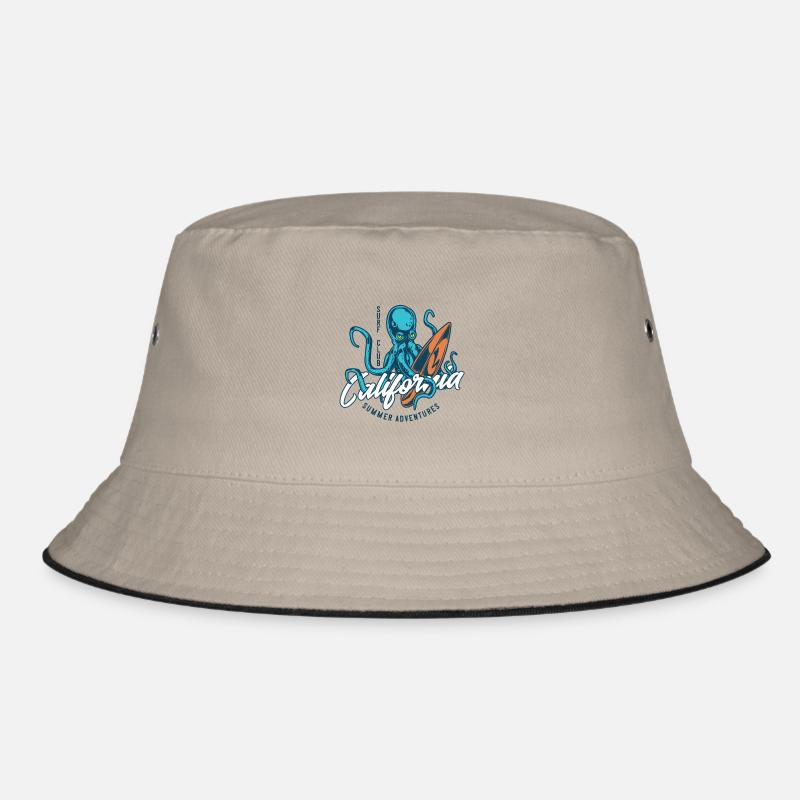 Octopus surf Bucket Hat