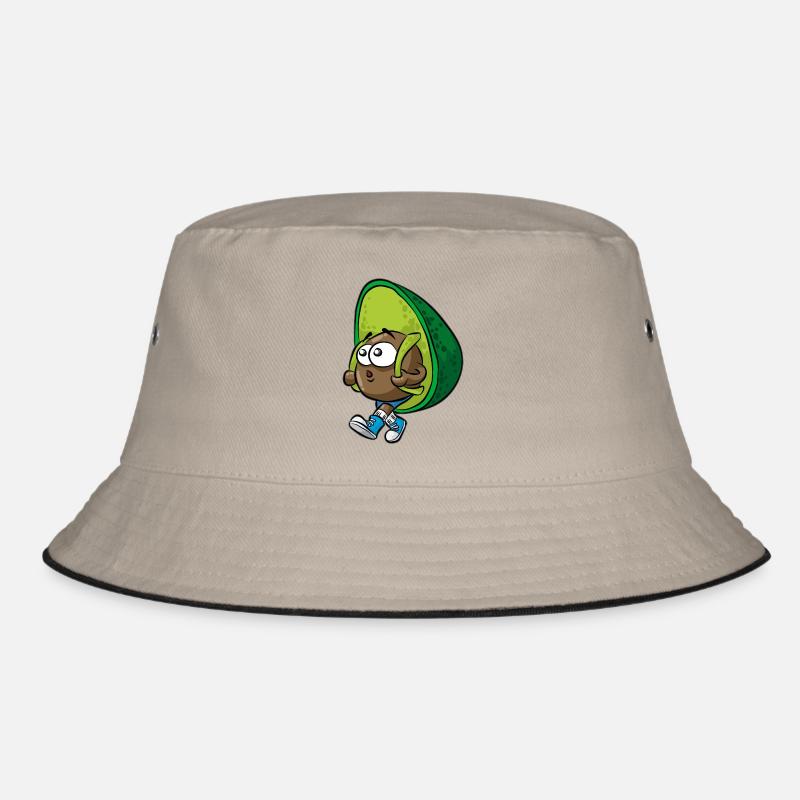 Avocado Core School SchoolChild Backpack Tornister Bucket Hat