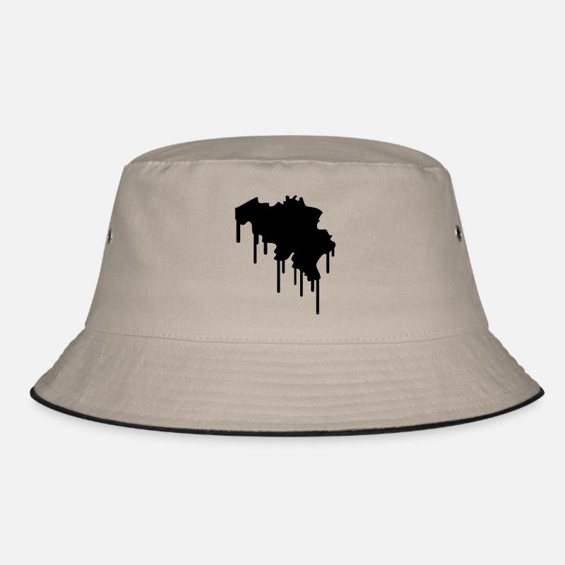 Belgium Graffiti Bucket Hat
