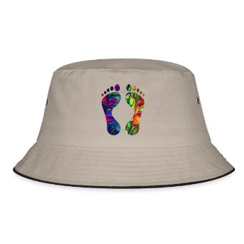 Feet - Bucket Hat - khaki/black - Front