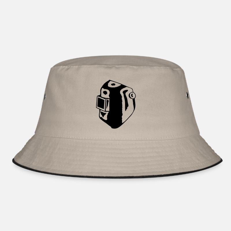 Welding Helmet - Bucket Hat - Khaki/Schwarz