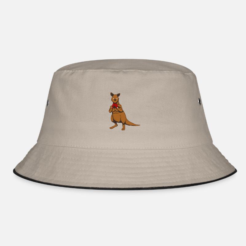 Boxing Kanguru Boxerkanguru Kangaroo Boxing Bucket Hat