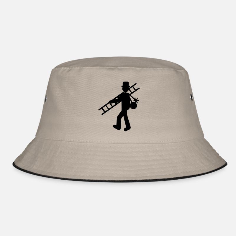 Schornsteinfeger - Bucket Hat - Khaki/Schwarz