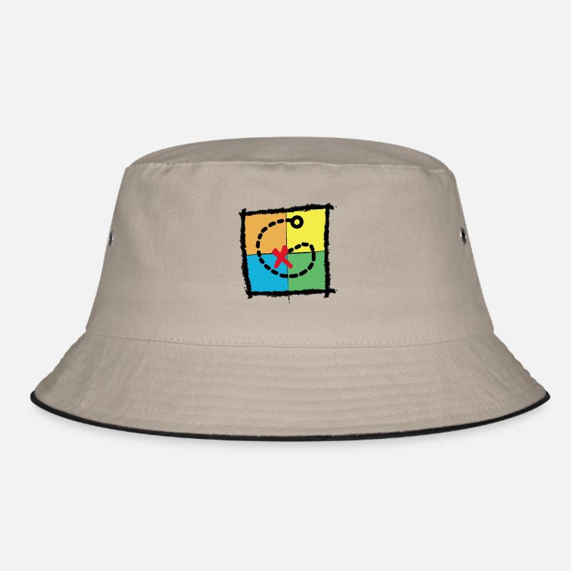 GEOCATCHER Treasure Map GEOCACHING Bucket Hat
