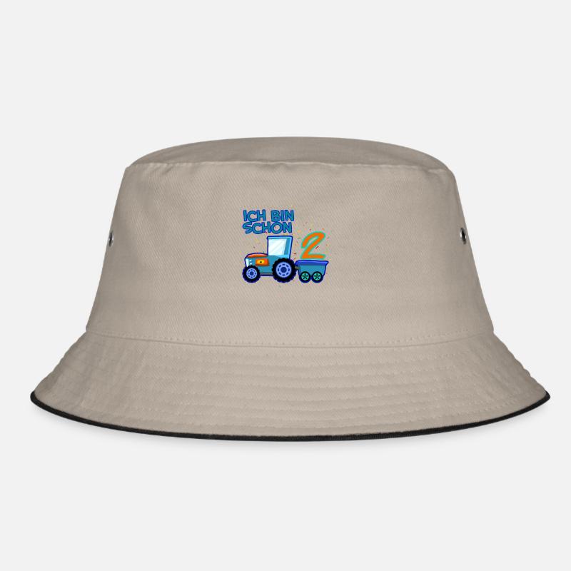 Traktor Ich Bin Schon 2 Geburtstag Bucket Hat