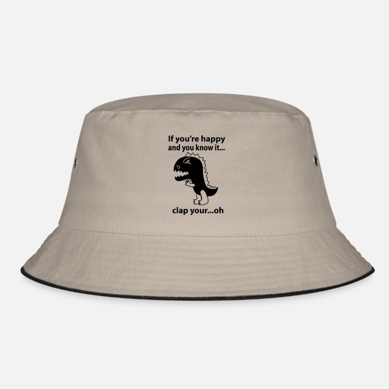 Dino T-Rex Clapping Bucket Hat