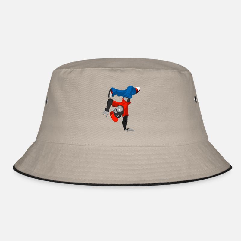 Gorilla Monkey Zoo Breakdance Dancing Kids Gift Bucket Hat