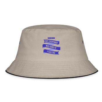 Surely Not Everybody What Kung Fu Fighting - Bucket Hat - khaki/black - Front