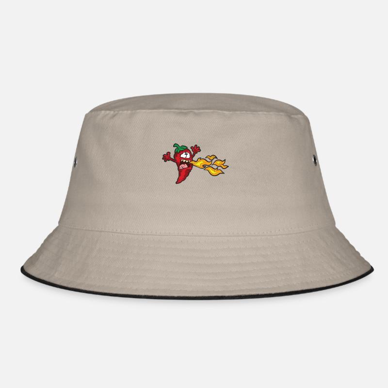 Fiery chili pepper Chilli pod Sharp food Bucket Hat