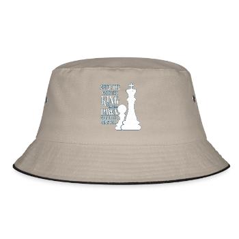 Schach - Bucket Hat - Khaki/Schwarz - Vorne