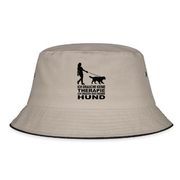 Labrador - Bucket Hat - Khaki/Schwarz - Vorne