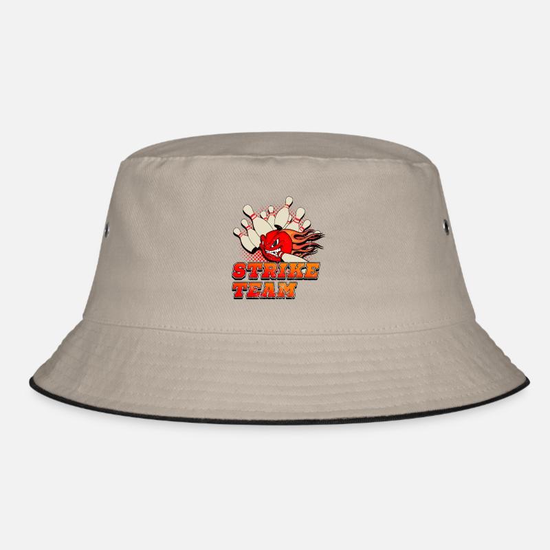 Bowling, Bowling strike Bucket Hat