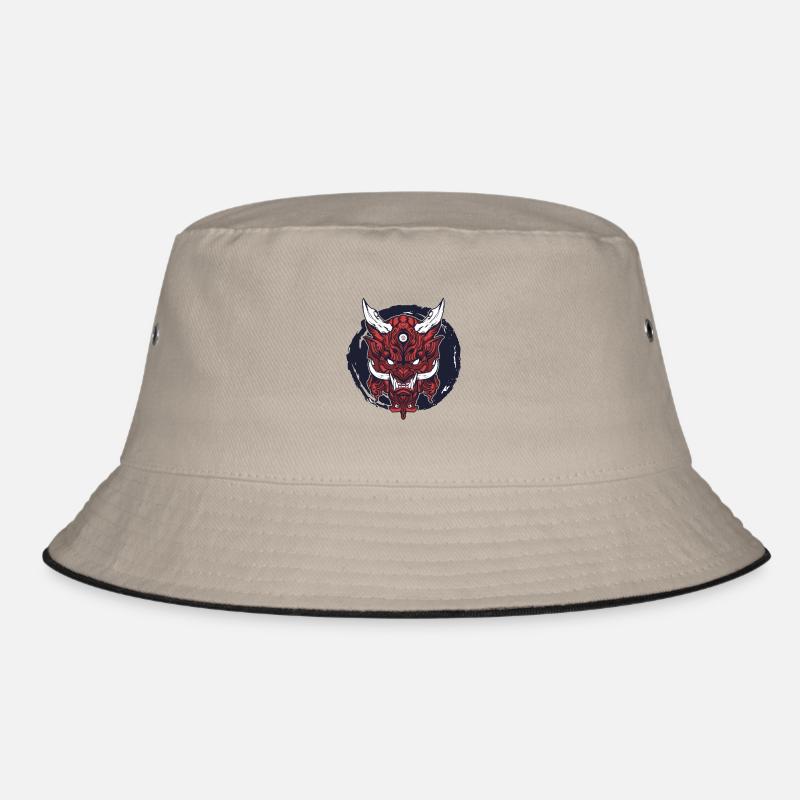 Devil Krampus Evil Perch Run Bucket Hat