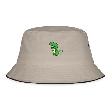 T-Rex - Bucket Hat - khaki/black - Front