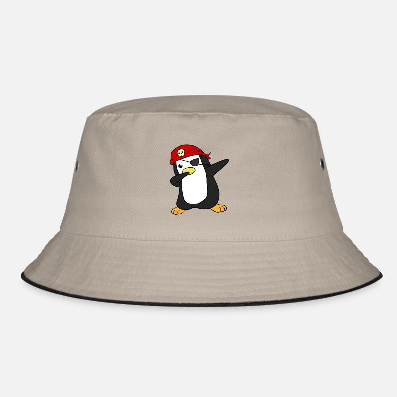 Pirate pingouin pirate - Bob - kaki/noir