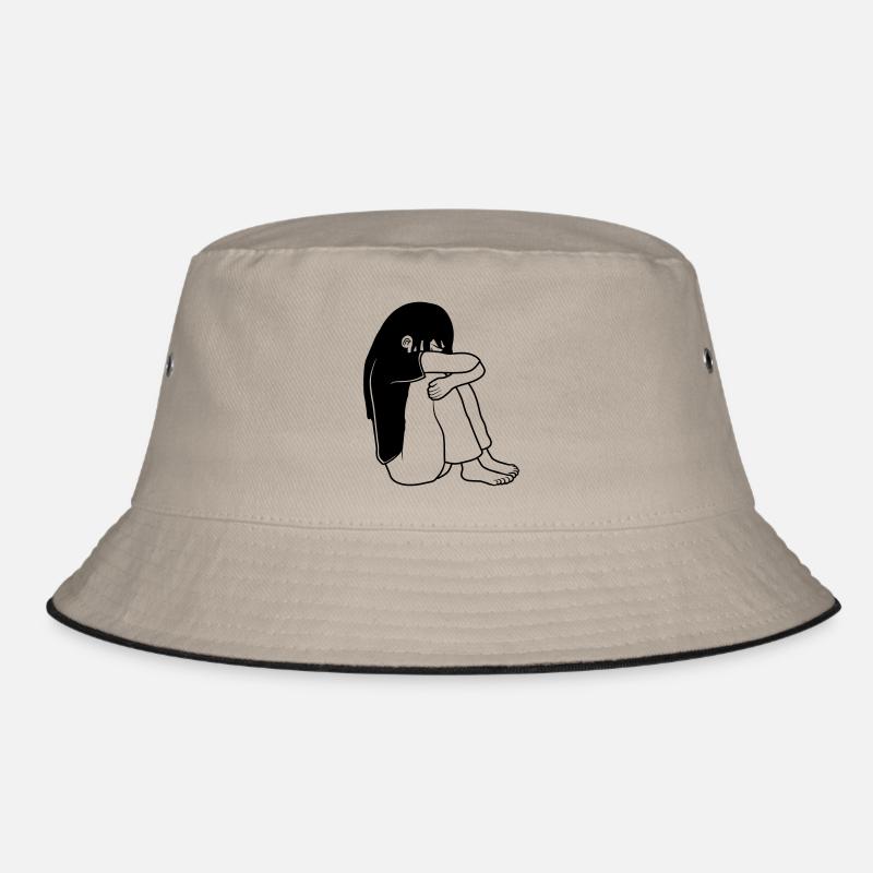 Fille assise tristement Bob