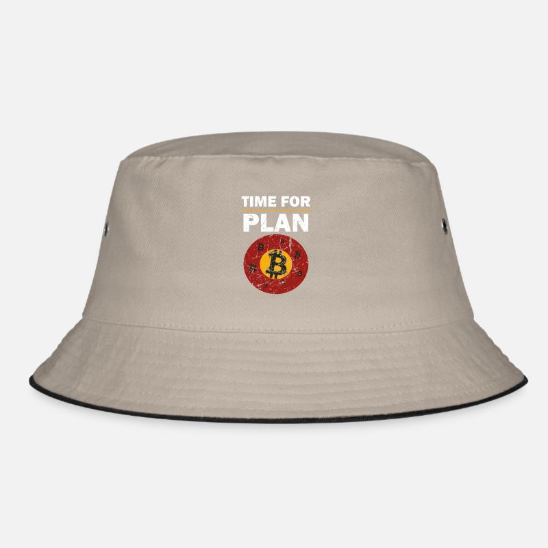 Bitcoin Time for Plan B Krypto Crypto Blockchain Bucket Hat