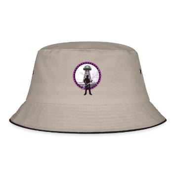 Tesla Nikola, Tesla Nikola Tesla, patent, - Bucket Hat - khaki/black - Front