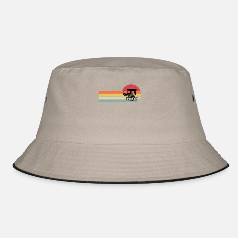 Disc Golf - Bucket Hat - Khaki/Schwarz