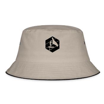 Hydrofoil Wingfoiling Kiten Wingfoil Foilwing Kite - Bucket Hat - khaki/black - Front