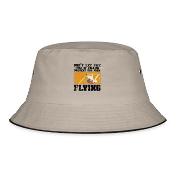 Pole Vault Pole Vaulting - Bucket Hat - khaki/black - Front