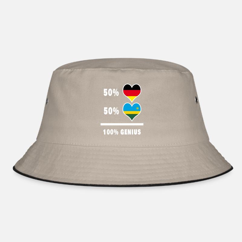 Germany and Rwanda 100% Brilliant / Gift Bucket Hat