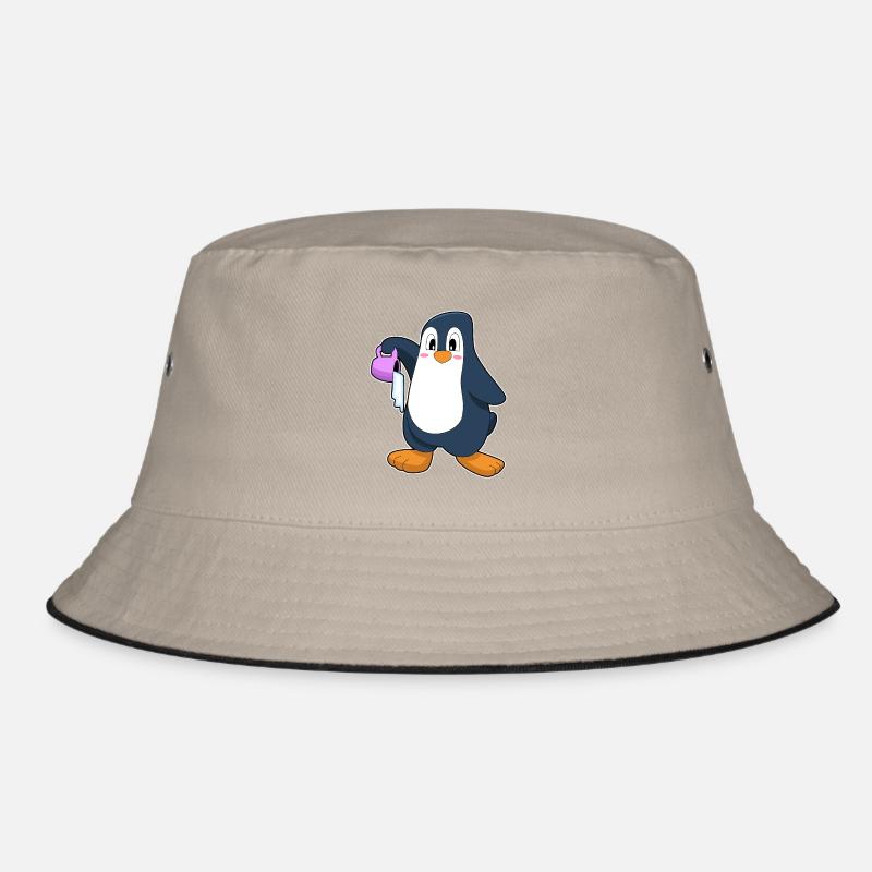 Pinguin Eiskaffee Bucket Hat