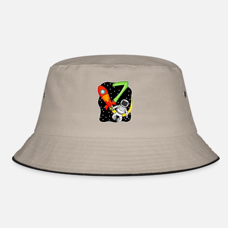 7. Geburtstag - 7 Jahre alt Junge Astronaut Bucket Hat