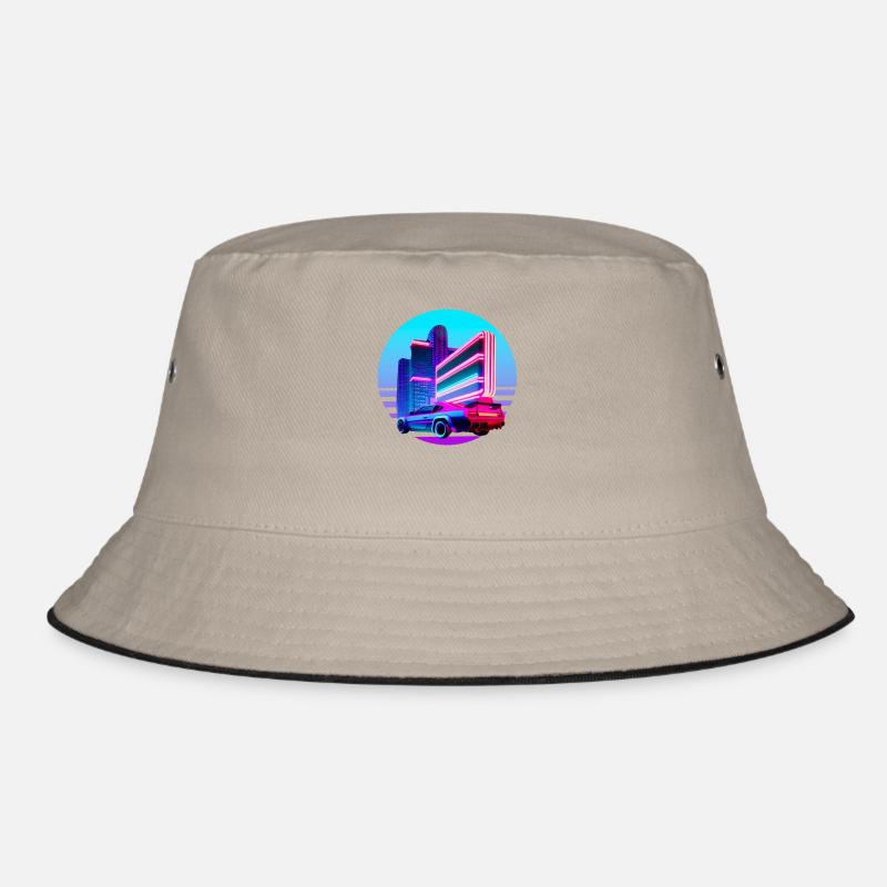 Retro Wave 80s Vaporwave Sunset Bob