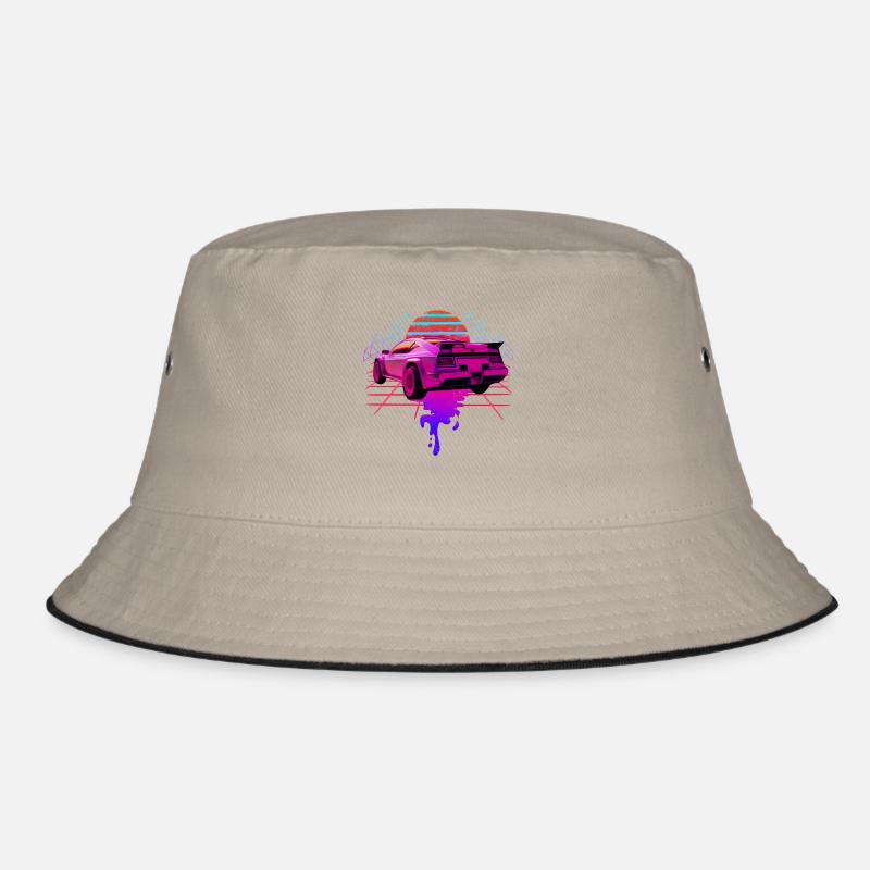 Retro Wave Racing Supercar Bob