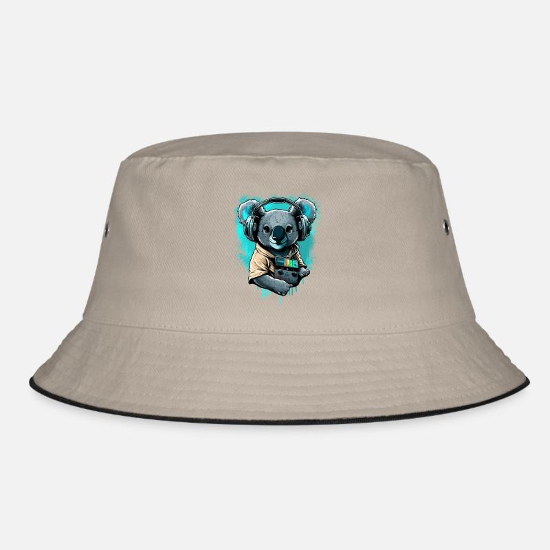 koala avec écouteurs et Walkman Bob