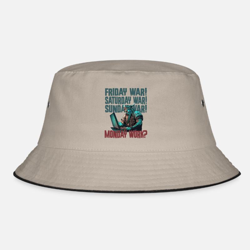 Monday work Programier-Wikinger Bucket Hat