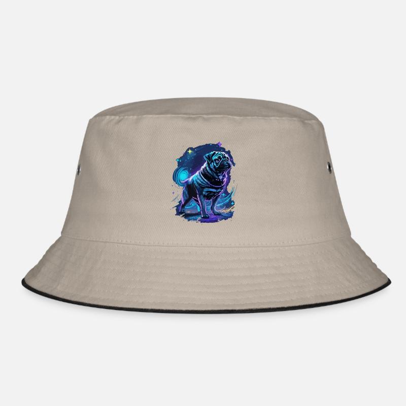 Pug Midnight Magic Bucket Hat