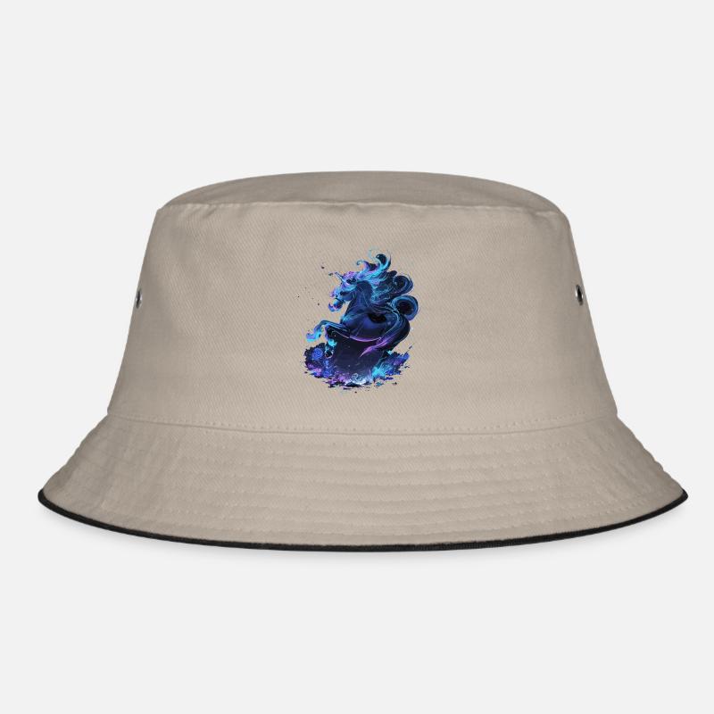Mystisches Einhorn Mitternacht Bucket Hat