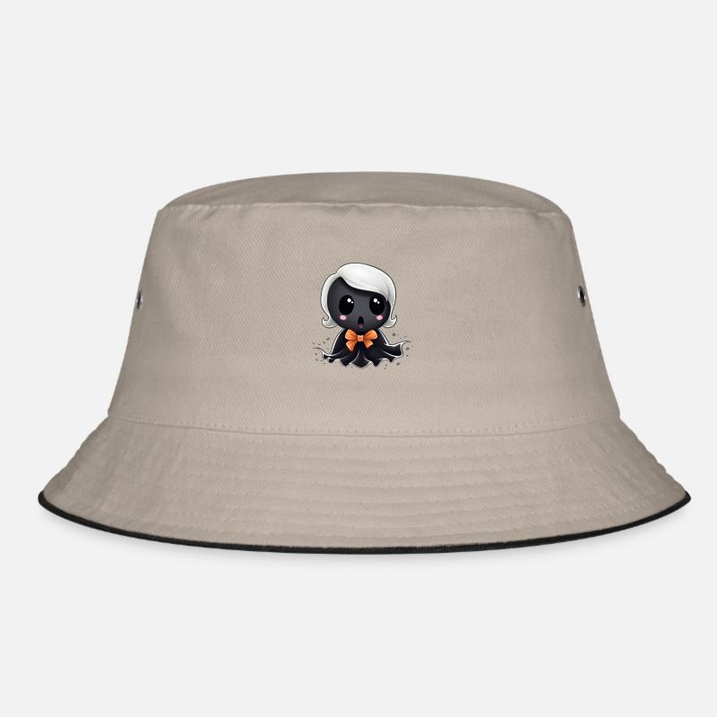Kawaii Vampiric Ghost Figurine Bucket Hat
