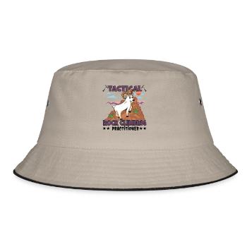 Tactical Rock Climbing Practioner - Bucket Hat - khaki/black - Front