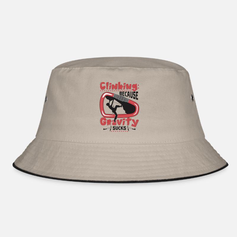Climbing: Because gravity sucks Bucket Hat