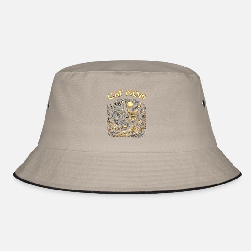 Galactic Cats Myth Design Bucket Hat