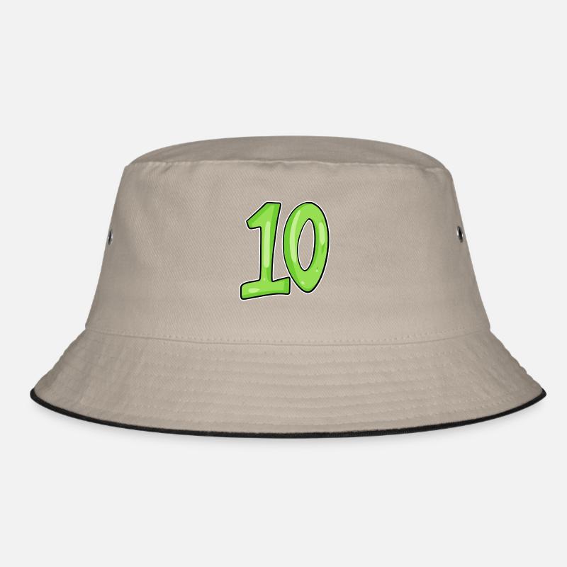 Dix numéros 10 Nombre - Bob - kaki/noir