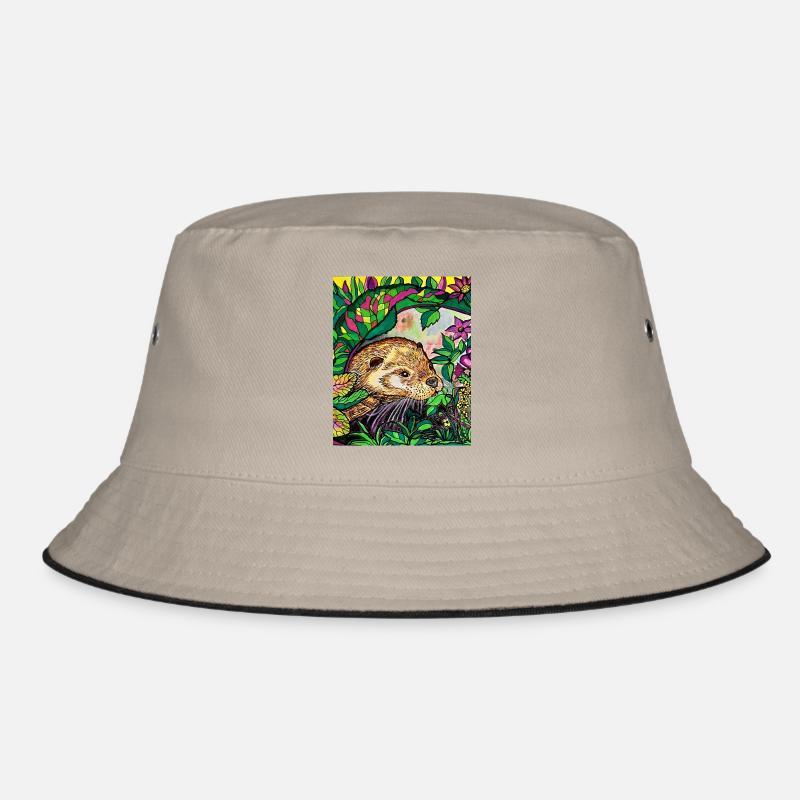 EG Otter I Animals I Nature Bucket Hat