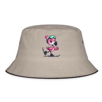 Flamingo Skier Plaisirs d’hiver - Bob - kaki/noir - Devant