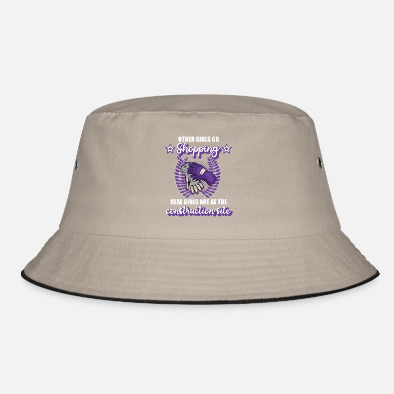 Bauarbeiterin Dachdeckerin Site Mädchen Geschenk Bucket Hat