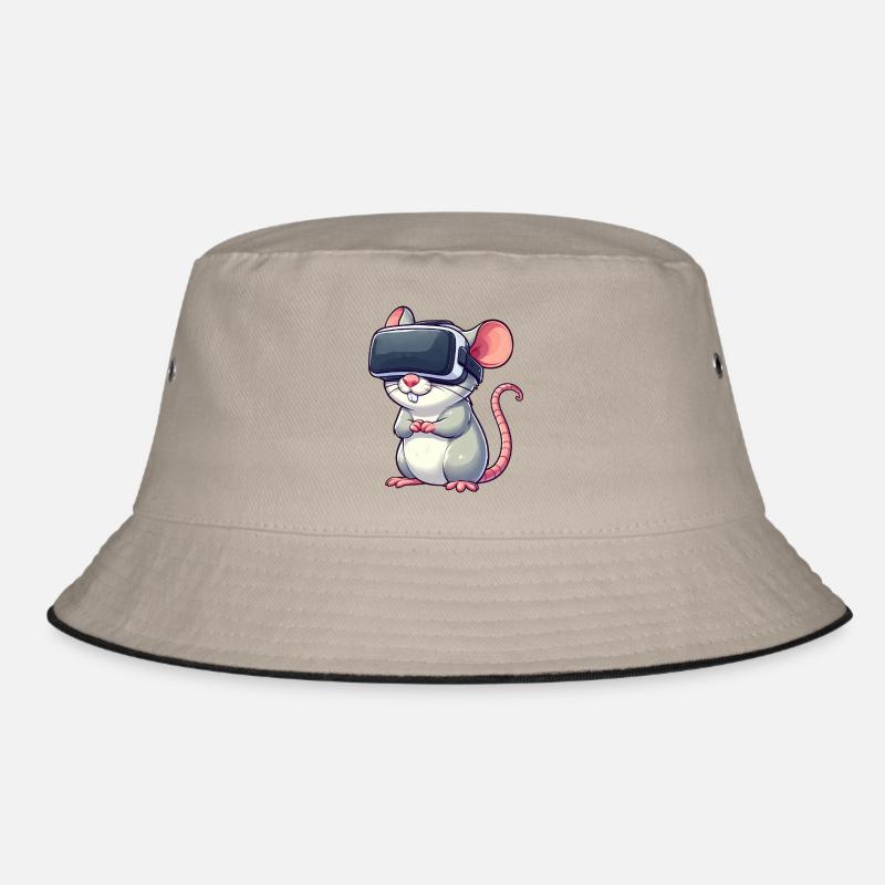 VR-Gaming Ratte und Maus Bucket Hat