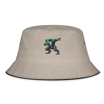Cool Robot Grenouille Dabbing Mech Cyborg - Bob - kaki/noir - Devant